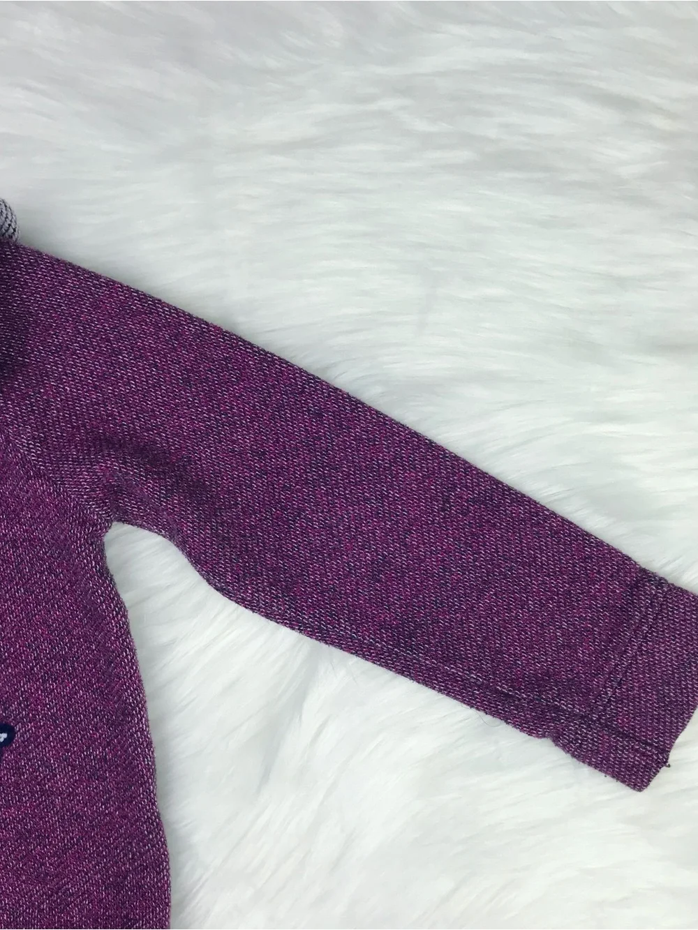 Cat & Jack Toddler Girls Purple Ruffle Never Stop Dreaming Sweatshirt 2T